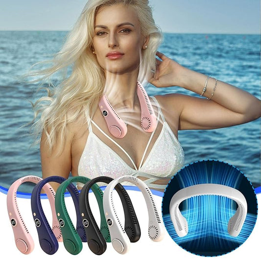 Neckband Portable Air Conditioning Neck Cooler Fan