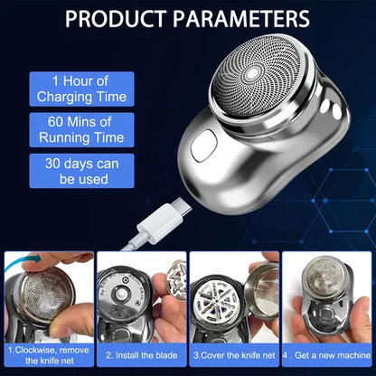 Portable Mini Electric Shaver Machine